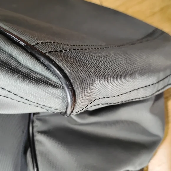 Coach Boston Voyager Green Duffel with Black Leather Trim - Picture 10 of 15